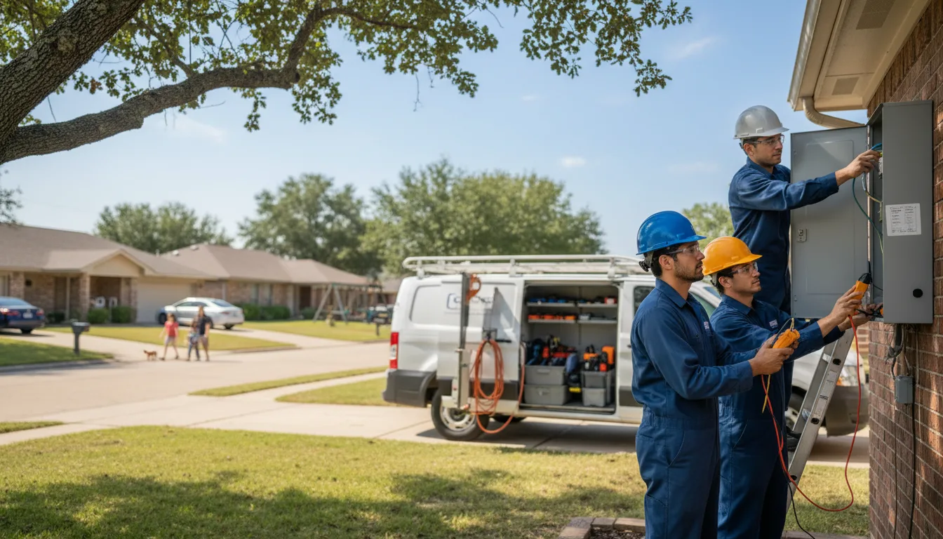 Certified electrician providing emergency electrical services in Fennimore, WI